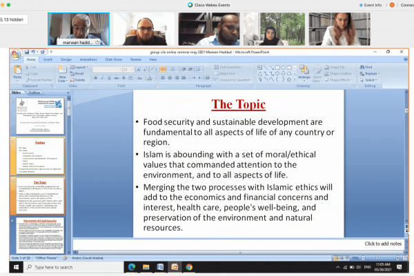 05/2021 Food Security and Islamic Ethics: Human Rights, State Policies and Vulnerable Groups