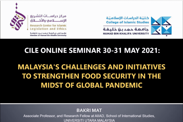 05/2021 Food Security and Islamic Ethics: Human Rights, State Policies and Vulnerable Groups