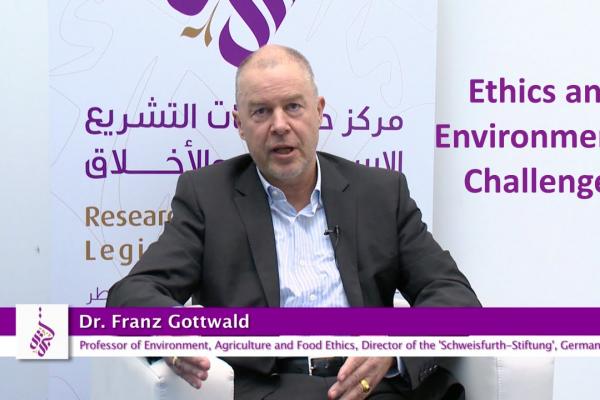 Embedded thumbnail for Dr Franz Gottwald &quot;Ethics and Environmental Challenges&quot;