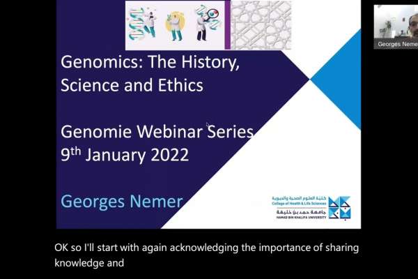 Embedded thumbnail for 01/2022 Genomics: the history, science and ethics
