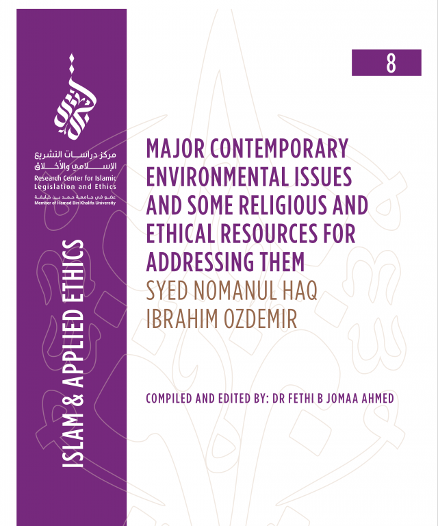 8/14 Major Contemporary Environmental Issues and Some Religious And Ethical Resources for Addressing Them