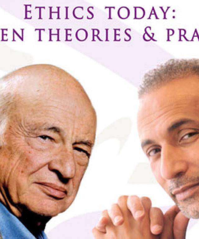 10/2013 Edgar Morin / Tariq Ramadan "Ethics today: between theories and practices"